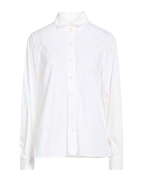Woman Shirt Ivory Size 2 Cotton, Polyamide, Elastane