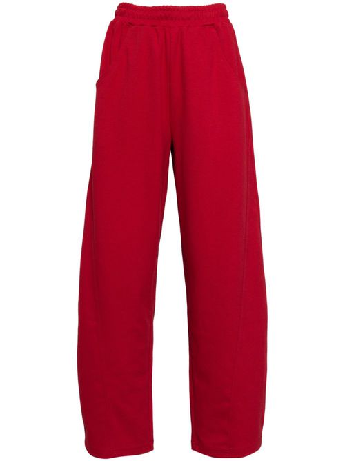 Straight-leg track pants - Red