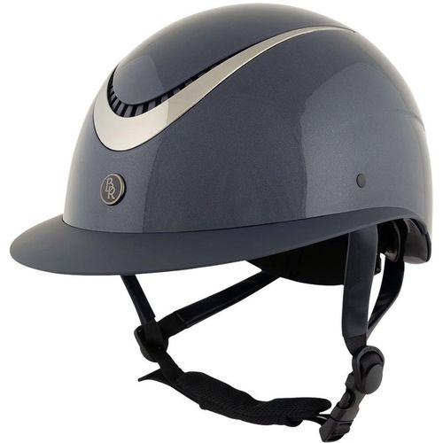 Riding helmet with polo visor BR Equitation Thêta Plus Glossy