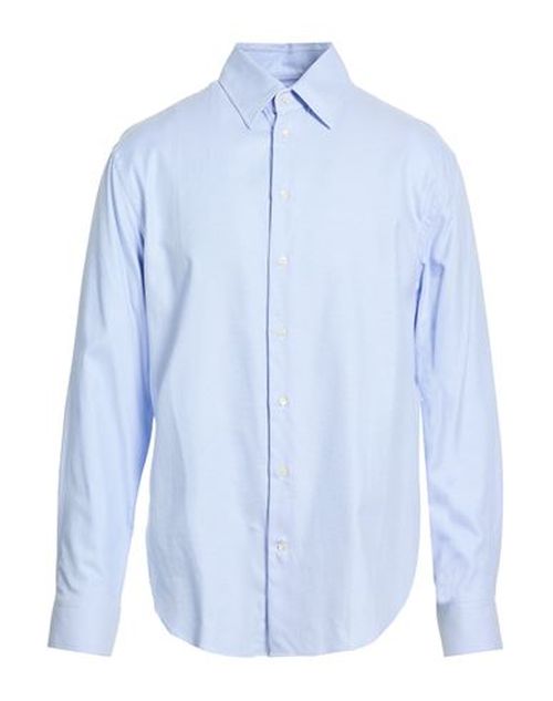 Man Shirt Light blue Size 14 Cotton