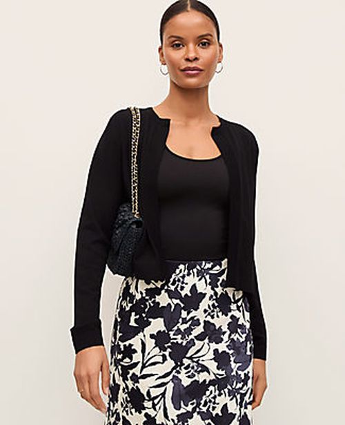 Ann Taylor Open Crop Cardigan