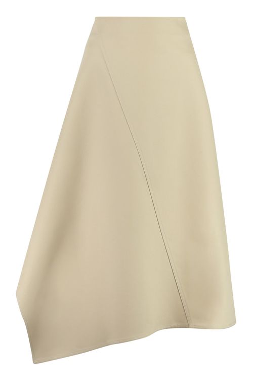 Cotton Midi Skirt