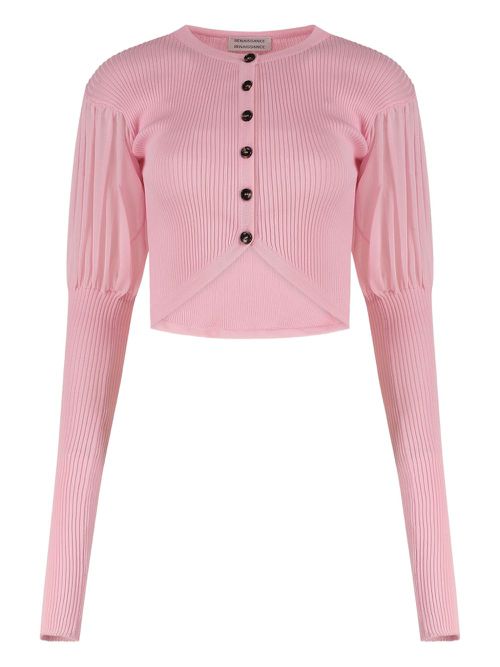 Renaissance Renaissance ribbed cardigan - Pink