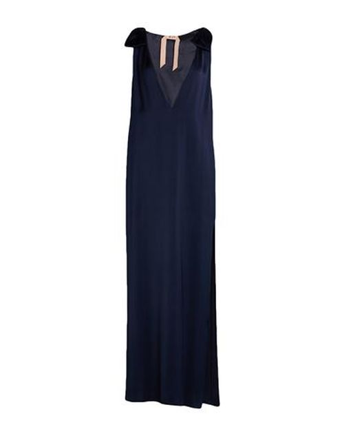 Woman Maxi dress Navy Size 6 Viscose