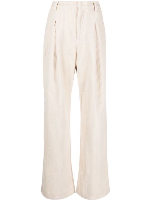 ElnoraGZ straight-leg trousers - Neutrals