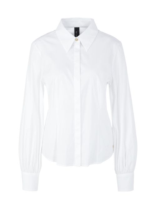 Marc Cain White blouse with upgrade, white, 34 N
