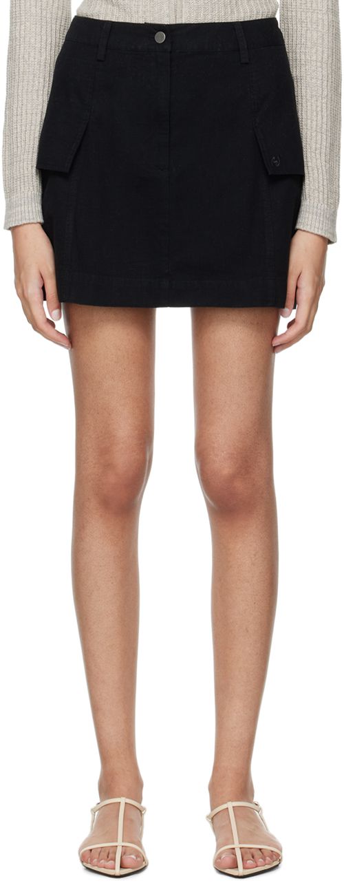 Holzweiler Black Gorti Miniskirt