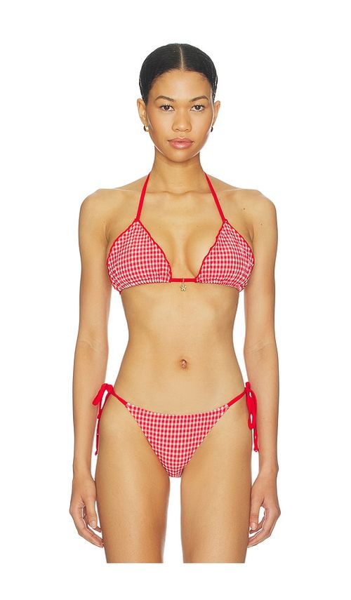 MORE TO COME Briony Bikini Top in Red. - XS also in XXS, S, M