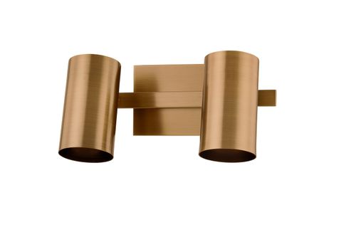 Patina Brass Bathroom Vanity Light from the Rueben Collection