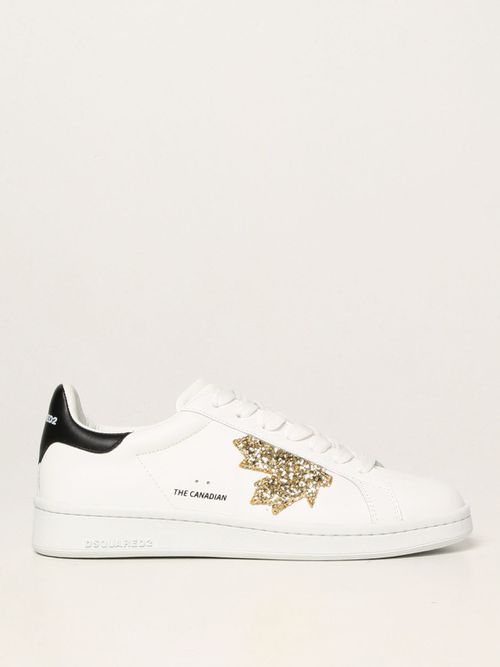 Boxer leather trainers
