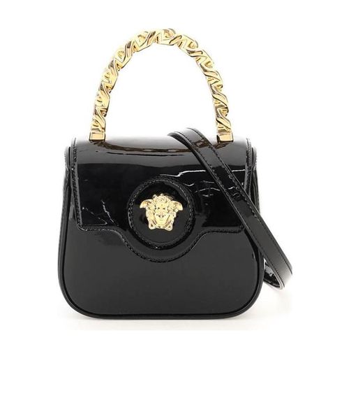 La Medusa leather mini bag
