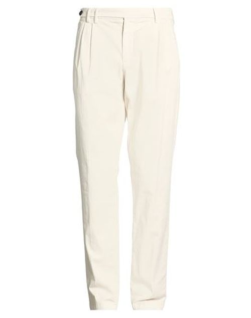Man Pants Beige Size 33 Cotton, Elastane