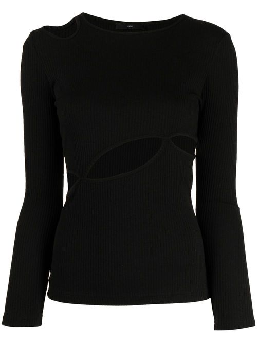 Cut-out detail sweatshirt - Black