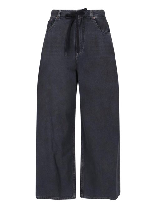 Cotton Denim Jeans with Pocket Lining