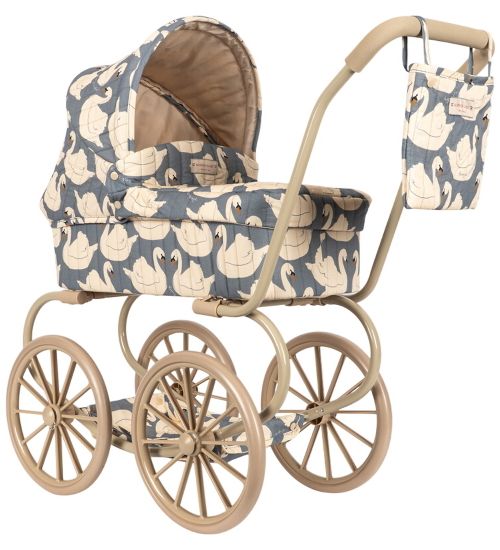 Konges Sløjd Doll Stroller - Minnie - Swan - Konges Sløjd - OneSize - Doll Stroller