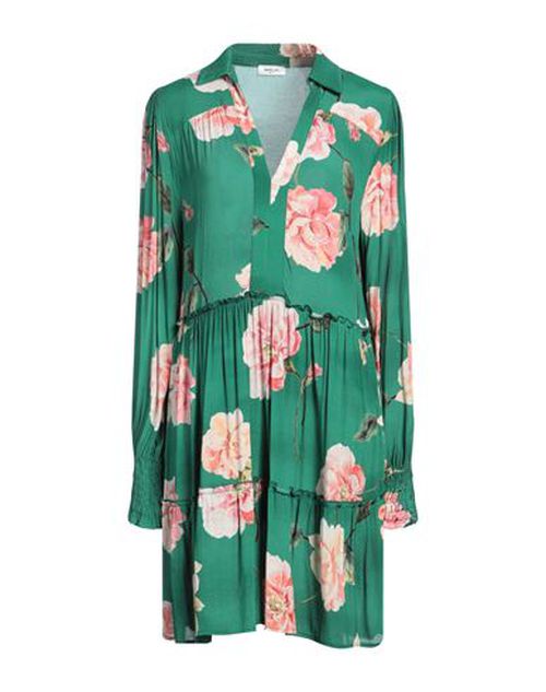 Replay Woman Mini dress Green Size S Viscose