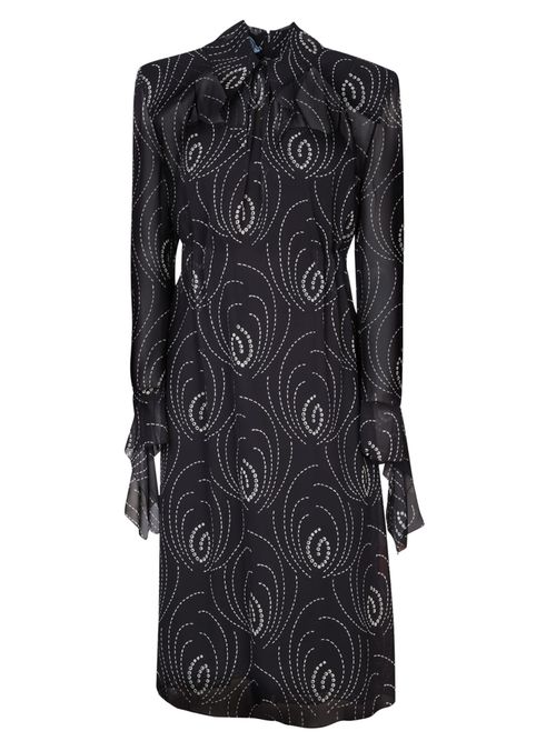 Black Printed Dress