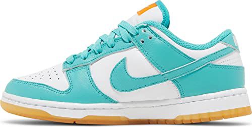 Nike Women's Dunk Low Teal Zeal White/Washed Teal-Kumquat