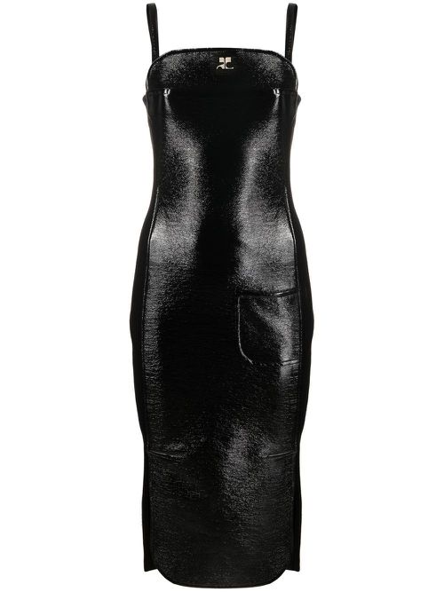 Bodycon panelled dress - Black