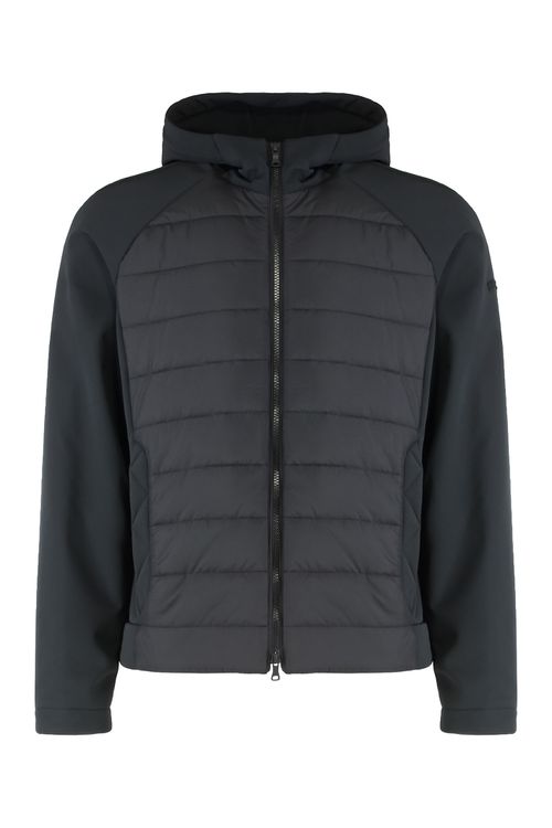 Technical Fabric Hooded Jacket