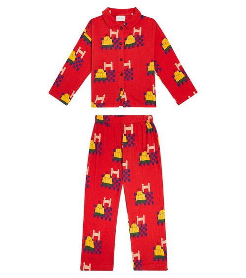Bobo Choses Yummy Cake printed cotton pajamas
