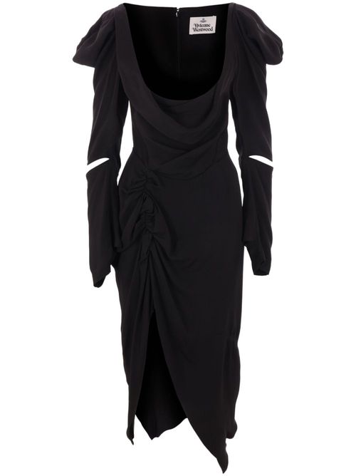 Draped dress - Black