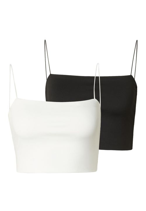 Estelou Top nero / bianco