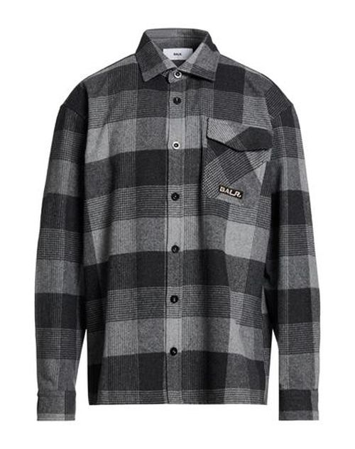 Man Shirt Grey Size M Acrylic, Polyester, Cotton