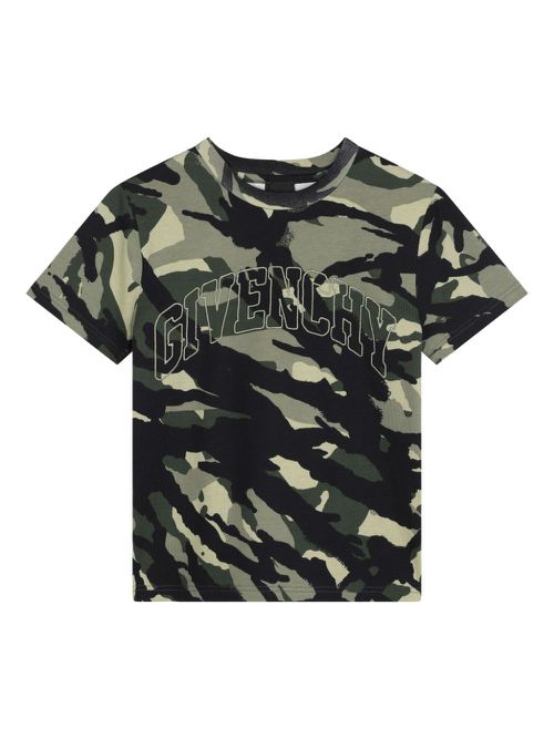 Camouflage print t-shirt - Green
