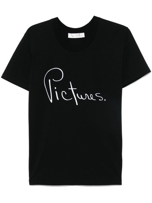 Patrice NYC-print T-shirt - Black