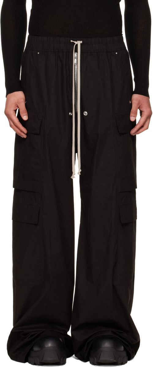 Black Cargobelas Cargo Pants