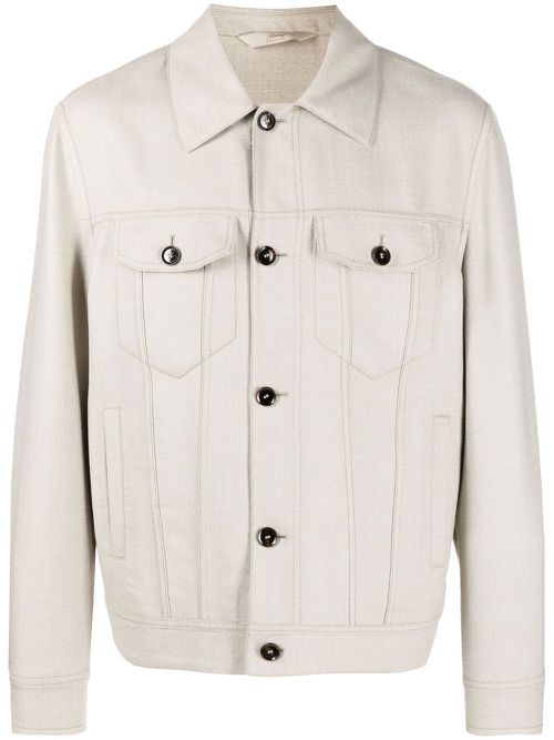 Trucker shirt jacket - Neutrals