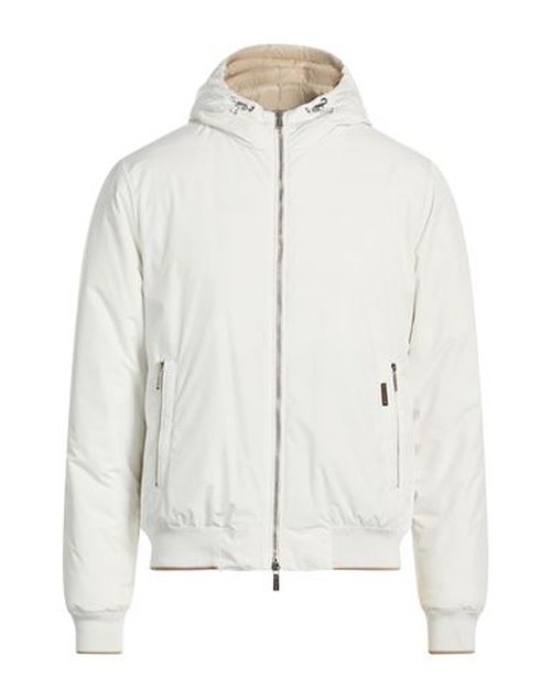 Man Puffer White Size 42 Polyester