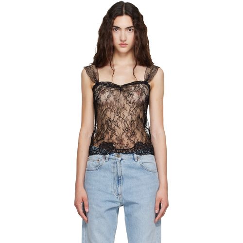 Black Lace Tank Top