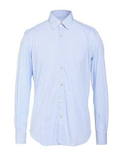 Man Shirt Sky blue Size 15 ½ Cotton, Polyester, Elastane