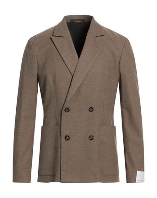 Man Blazer Taupe Size 36 Polyester, Viscose, Elastane