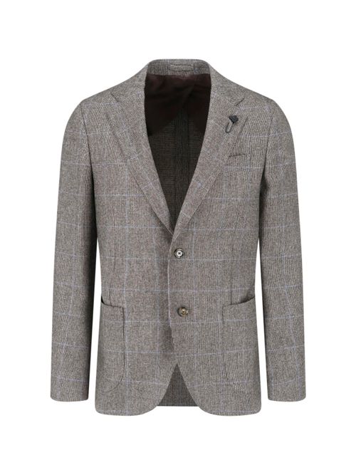 Men's 100% Wool Patterned Jacket