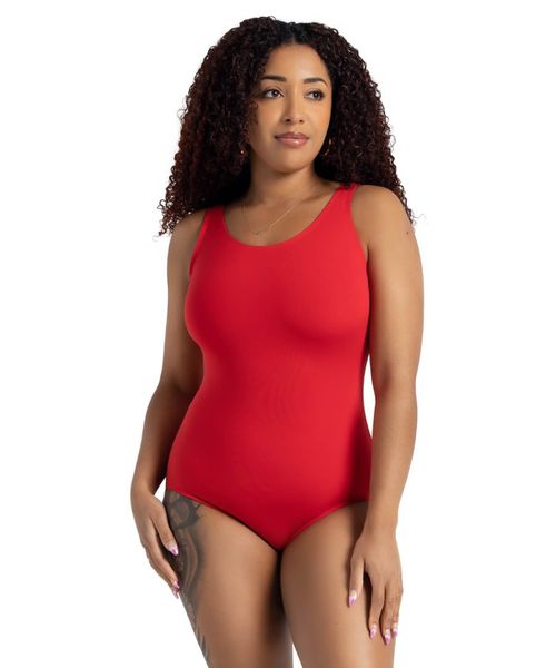 Tank Leotard Bodysuit Tops & Leotards - Burgundy