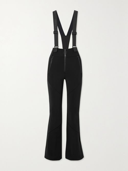 Paneled Bootcut Ski Pants - Black