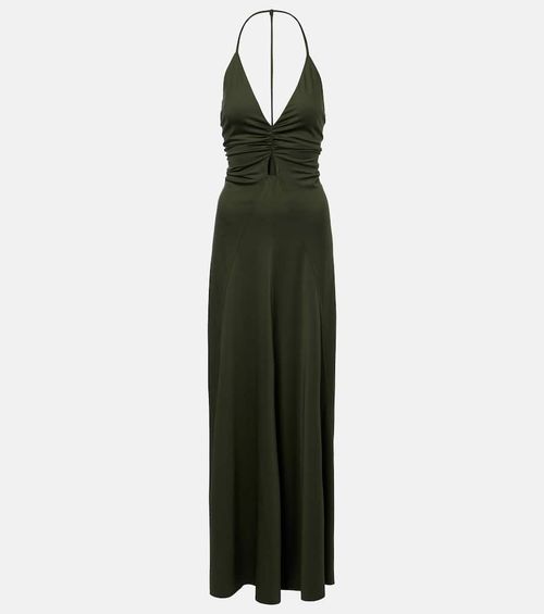 Ruched maxi dress