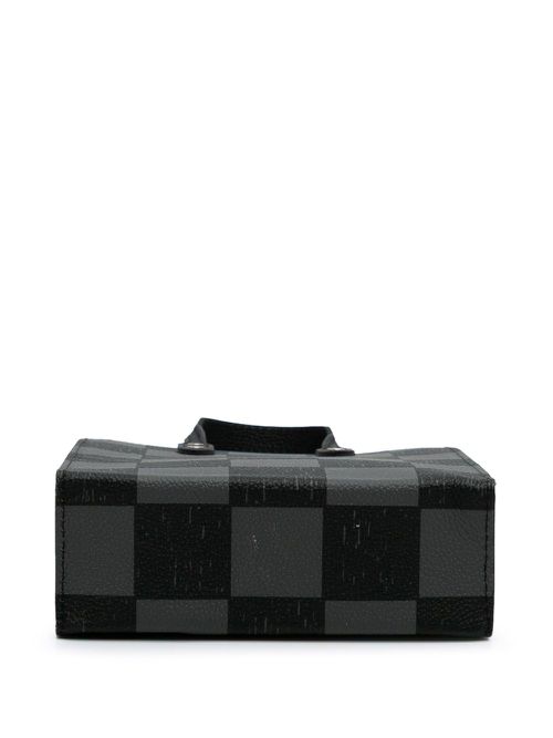 2021-2024 Damier Checkerboard Sac Plat XS satchel - Black