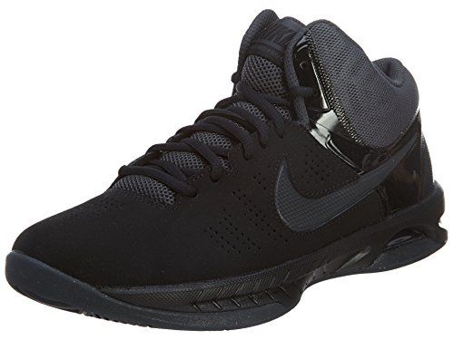 Nike Mens Air Visi Pro Vi NBK Black/Anthracite Ankle-High Nubuck Basketball Shoe