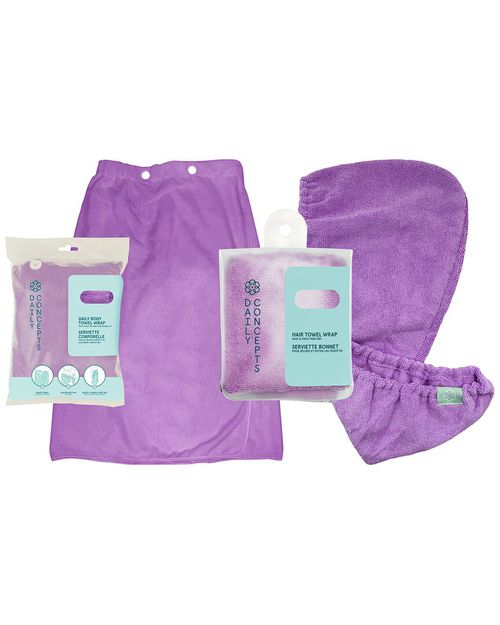 Daily Body Towel + Daily Hair Towel