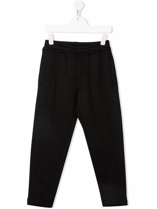Logo-print sweatpants - Black