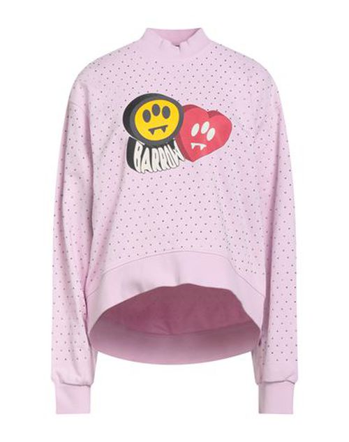 Woman Sweatshirt Pink Size M Cotton