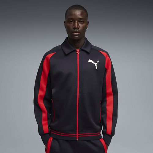 PUMA T7 Men's Relaxed Track Jacket in Blue