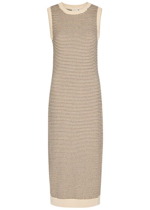 Sadia Cotton-knit Midi Dress