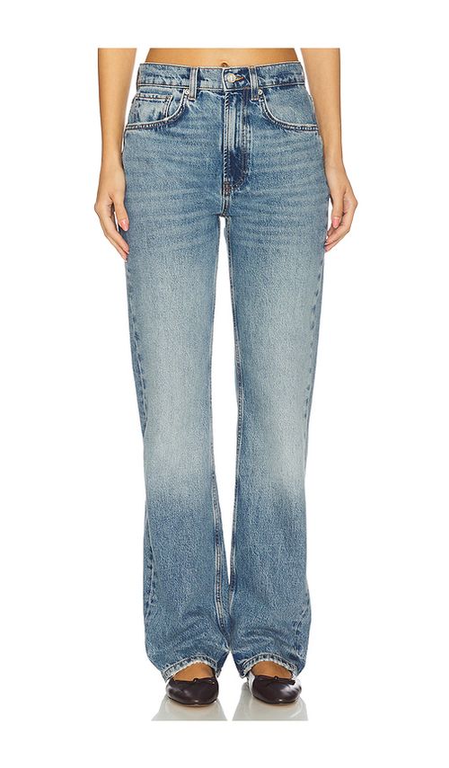 ANINE BING Katherine Straight Leg in Blue. 24. Also , 26