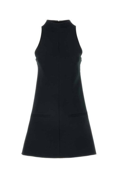 Courreges Twill Dress — Black