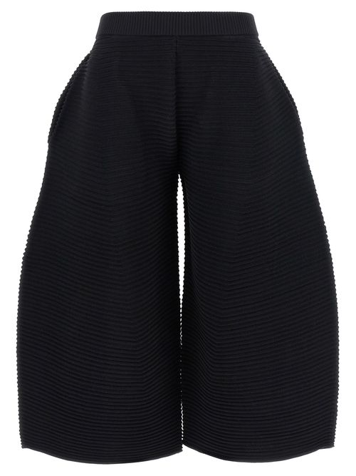 Corrugated Trousers — Black